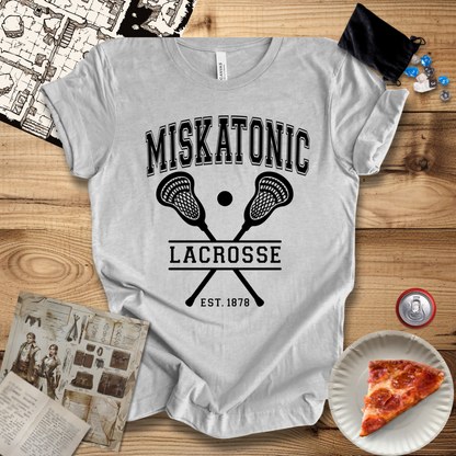 Miskatonic Lacrosse Black T-Shirt