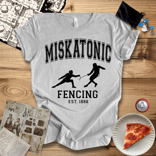 Miskatonic Fencing Black T-Shirt