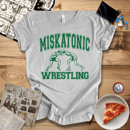 Miskatonic Wrestling Green T-Shirt