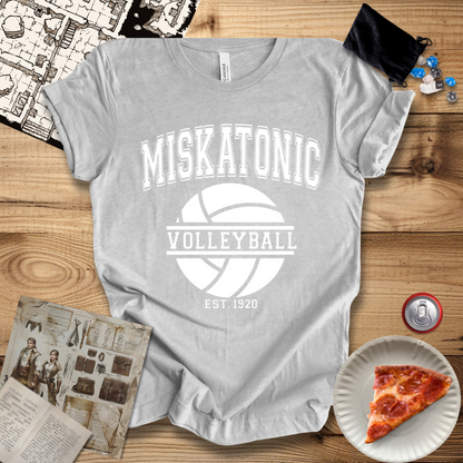 Miskatonic Volleyball White T-Shirt