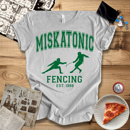 Miskatonic Fencing Green T-Shirt