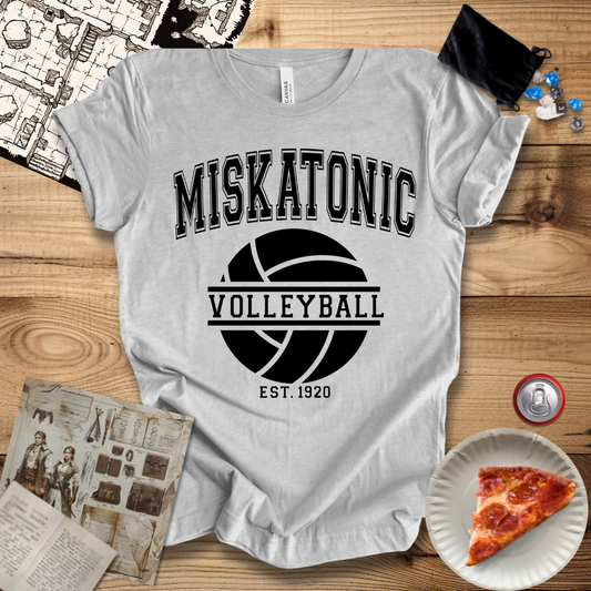 Miskatonic Volleyball Black T-Shirt