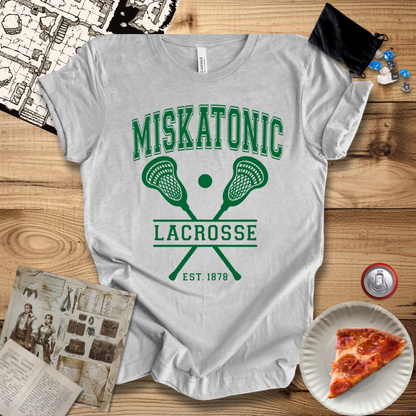 Miskatonic Lacrosse Green T-Shirt