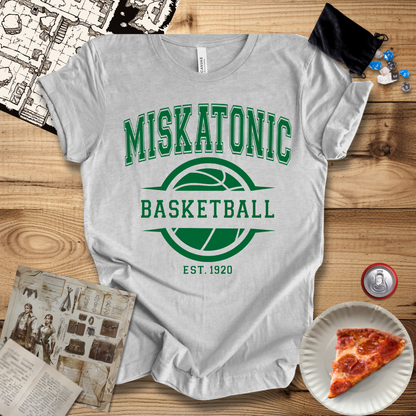 Miskatonic Basketball Green T-Shirt