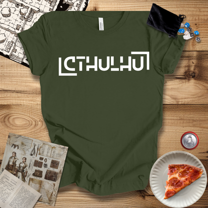 Cthulhu Modern Text T-Shirt