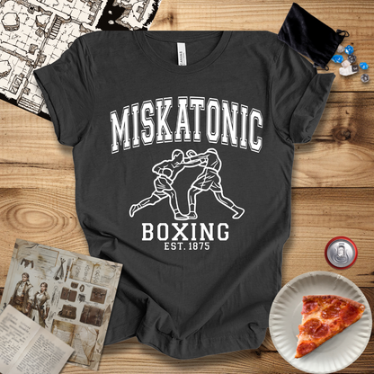 Miskatonic Boxing White T-Shirt