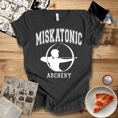 Miskatonic Archery White T-Shirt