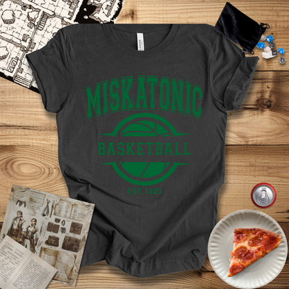 Miskatonic Basketball Green T-Shirt