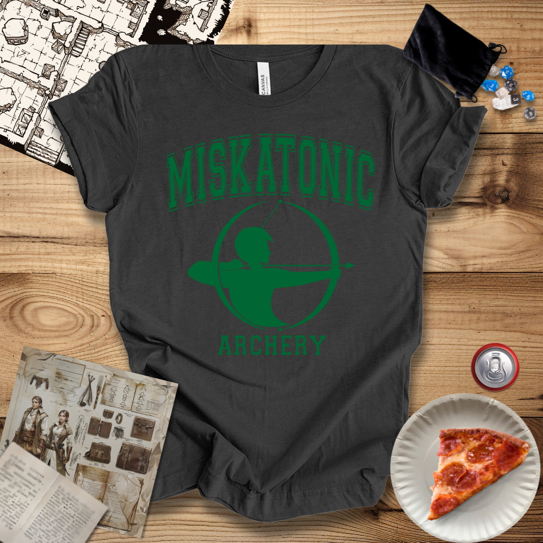 Miskatonic Archery Green T-Shirt