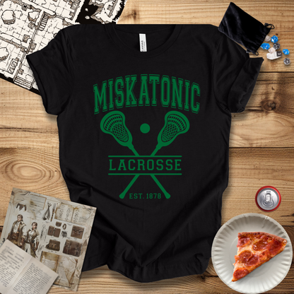 Miskatonic Lacrosse Green T-Shirt