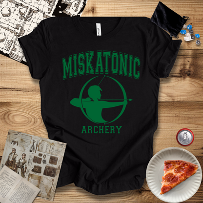 Miskatonic Archery Green T-Shirt