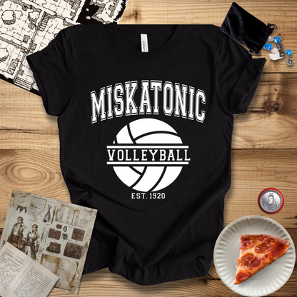 Miskatonic Volleyball White T-Shirt