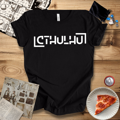 Cthulhu Modern Text T-Shirt