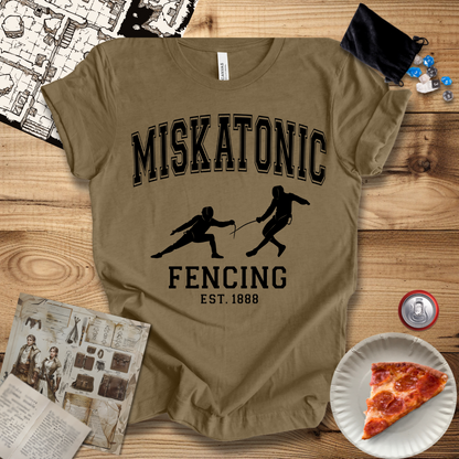 Miskatonic Fencing Black T-Shirt