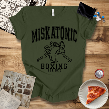 Miskatonic Boxing Black T-Shirt