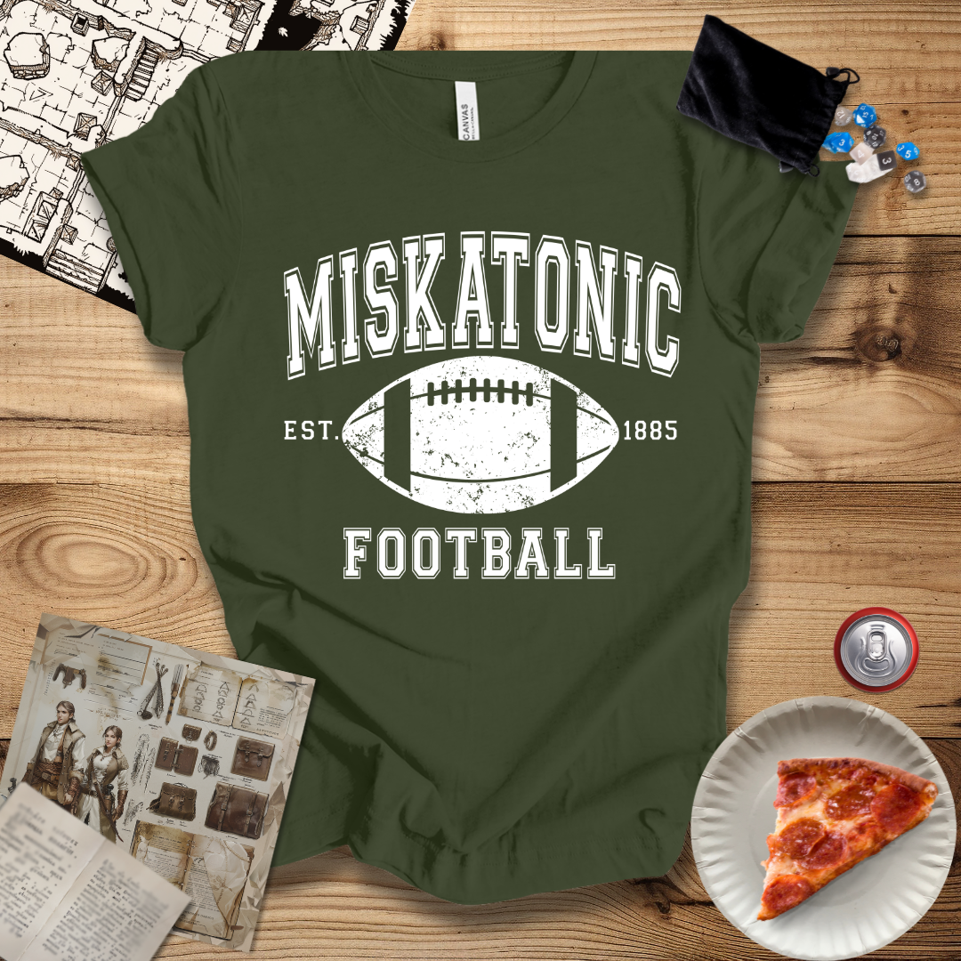 Miskatonic Football White T-Shirt