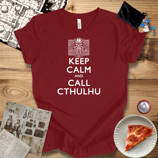 Keep Calm and Call Cthulhu T-Shirt