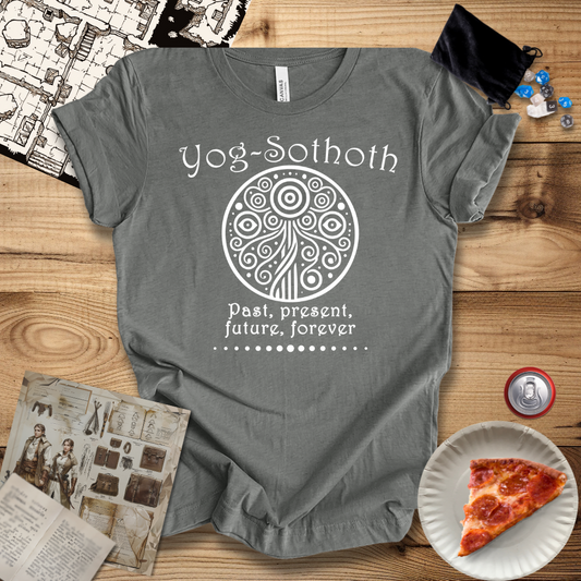 Yog-Sothoth Past, Present, Future Top Text T-Shirt